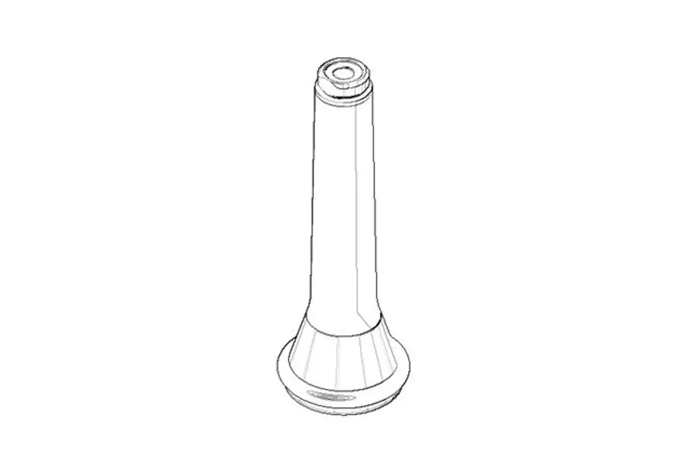 DORNBRACHT Brause Spülbrause ERSATZTEILE 04121109700 D. 53 x 156 mm Platin gebürstet, 04121109700-06 Galeriebild 1